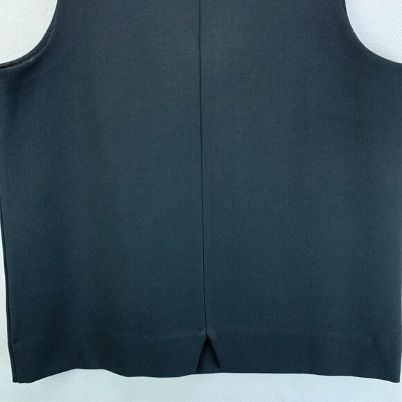 Madewell‎ Top Womens Small Black Sleeveless Embroidered Stretch Back Zip - Picture 6 of 13
